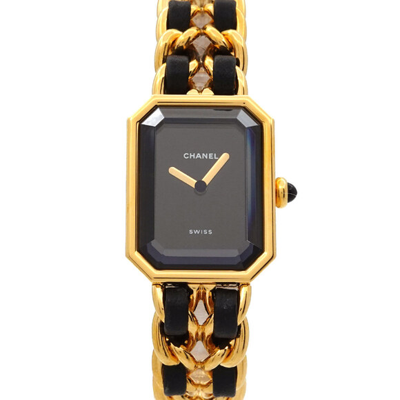 CHANEL Accessories - Chanel Premiere H0001 Women's Watch, Size M, Black & Gold, Quartz Movement.